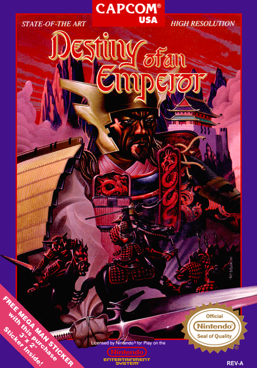 Destiny of an Emperor (USA) box art